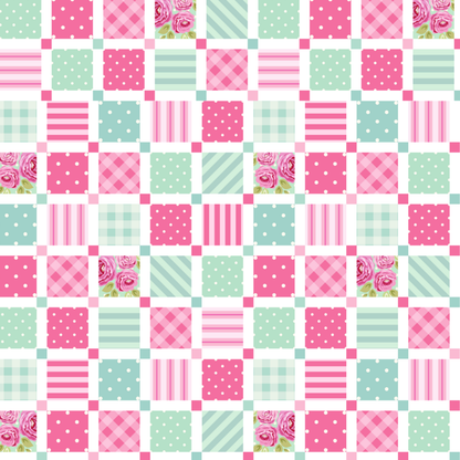 Quilted Rose Garden Tough Case