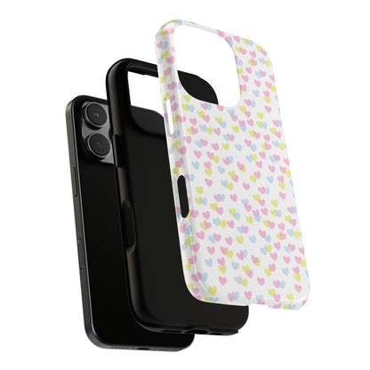 Pastel Hearts Tough case