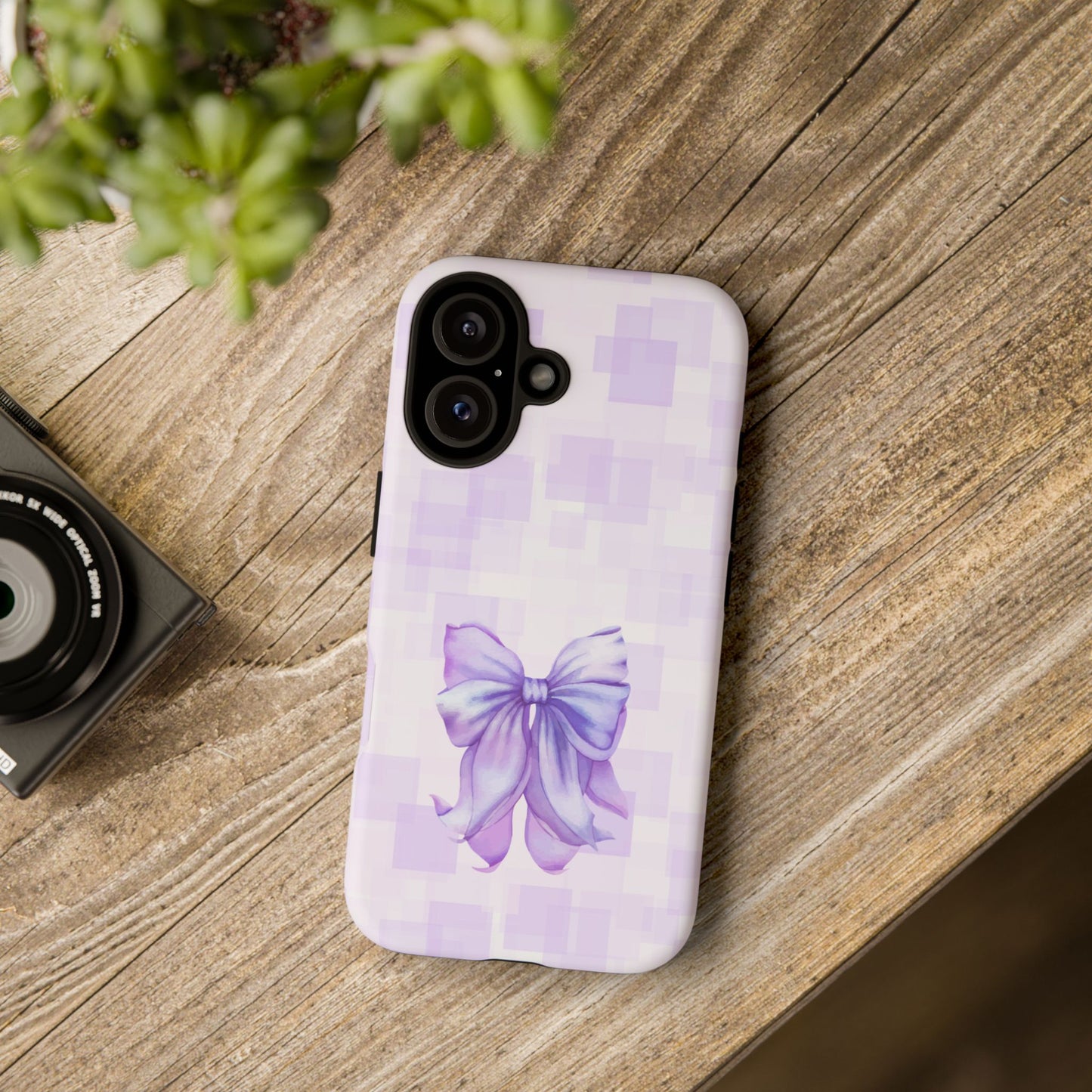 Lilac Glitch Tough Case