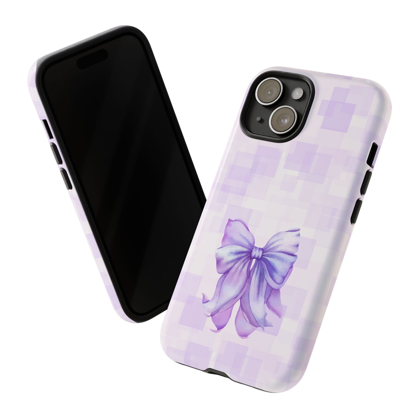 Lilac Glitch Tough Case
