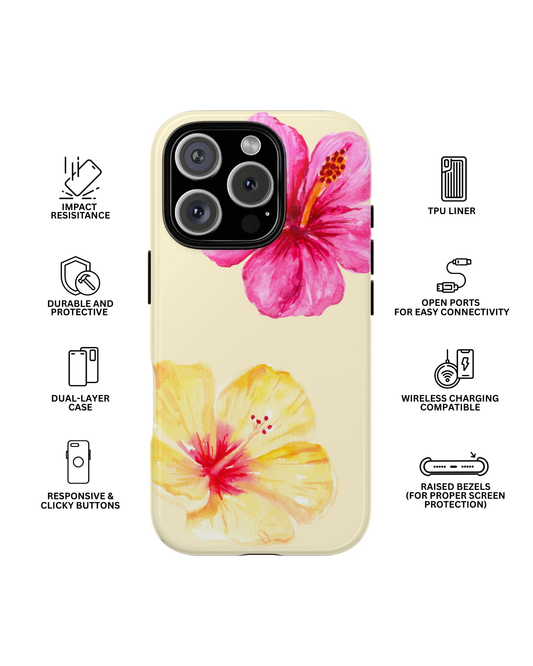 Vibrant Floral Tough Phone Case