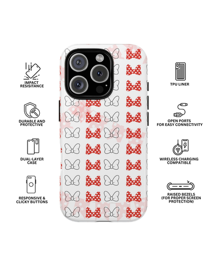 Polka Bows Tough Case