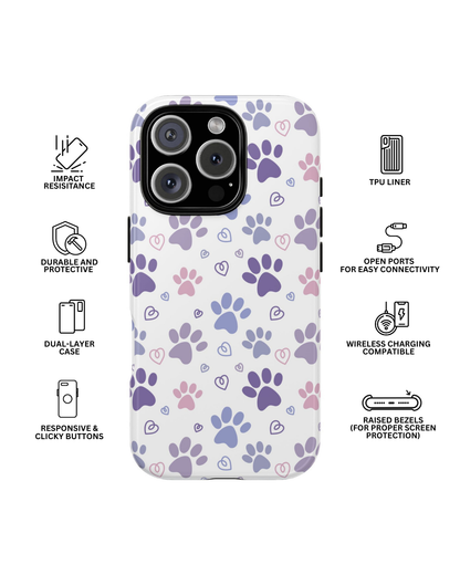 Cute Paw Tough Phone case
