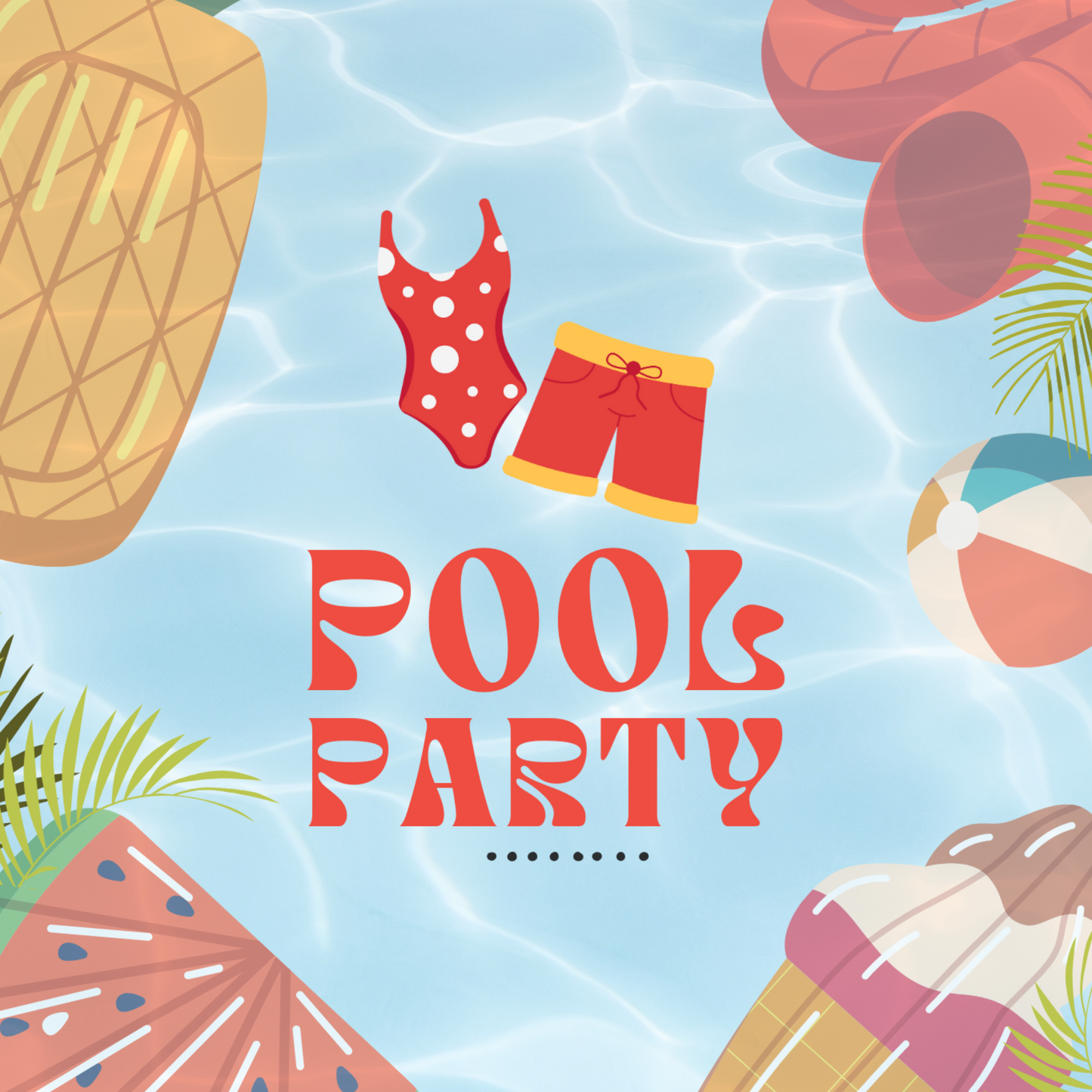 Poolside Tough Phone Case
